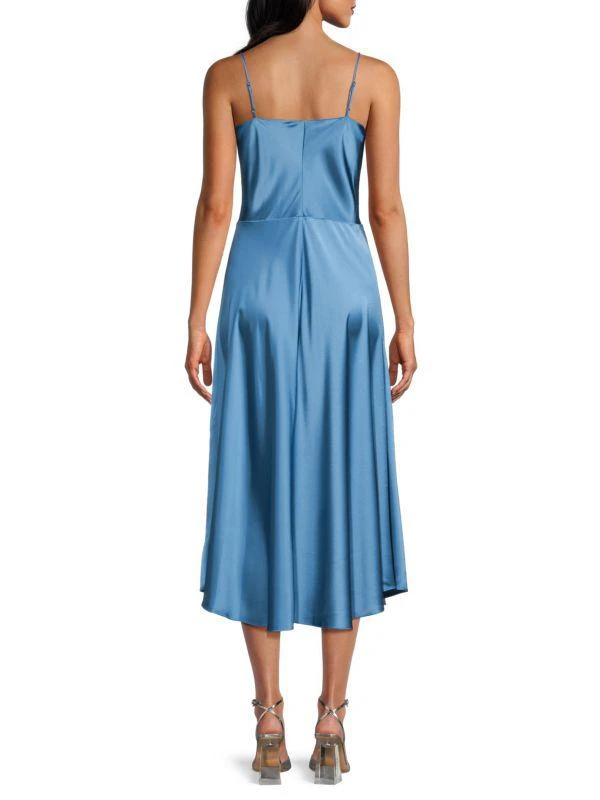 Vince Satin Midi A-Line Dress 2