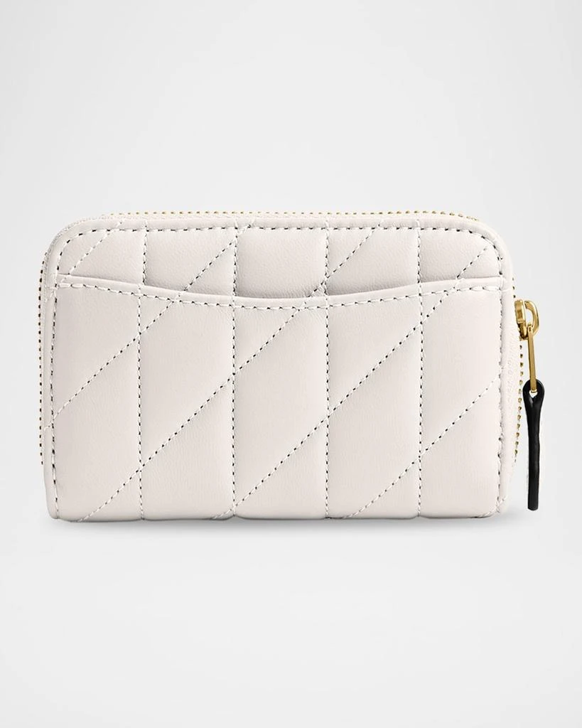 Coach Zip Pillow Quilted Leather Card Case 3