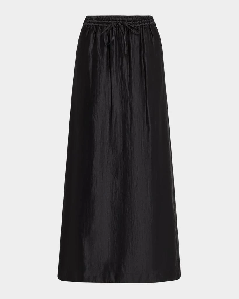 Loulou Studio Liam Satin Pull-On Maxi Skirt 1