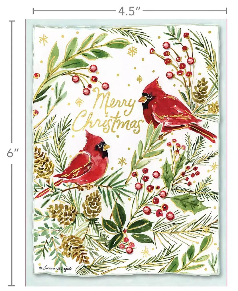 Lang Christmas Cardinals Boxed Cards 6
