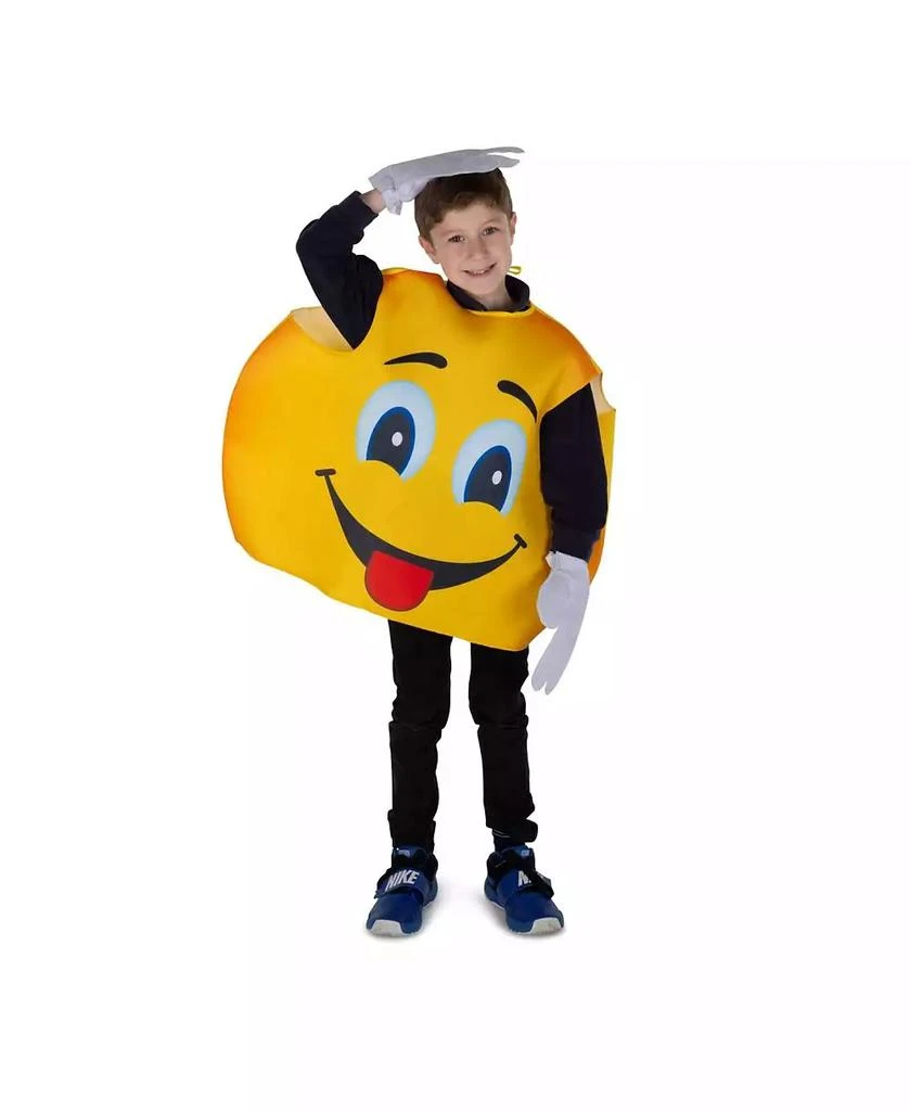 Dress Up America Kids Emoji Smiley Costume Tunic 
Gloves Set 2