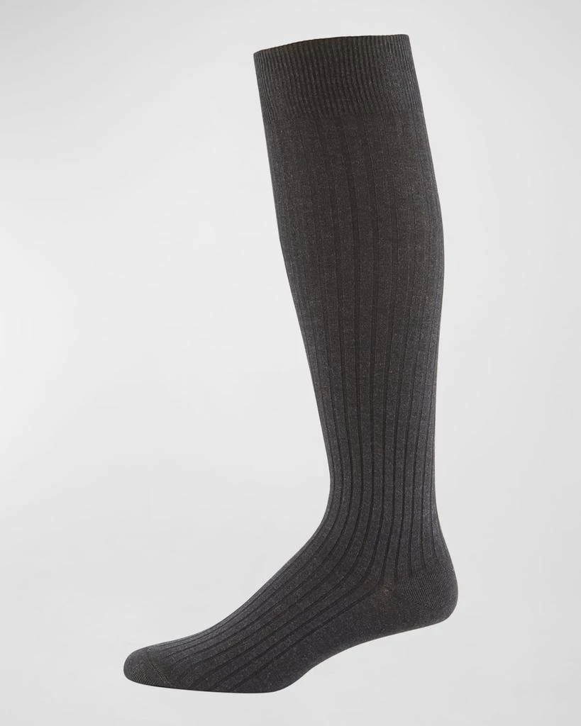Neiman Marcus Core-Spun Socks, Over-the-Calf 1