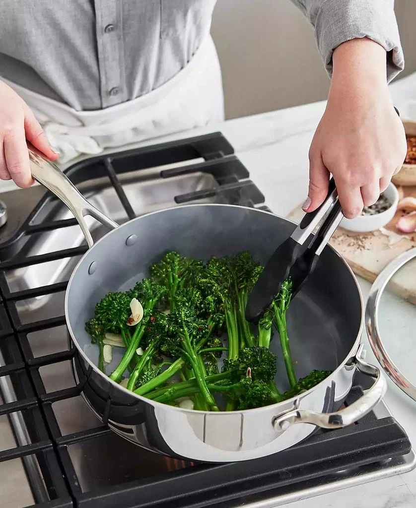 Greenpan Valencia Pro Stainless Steel 5-Qt. Sauté Pan with Lid 6