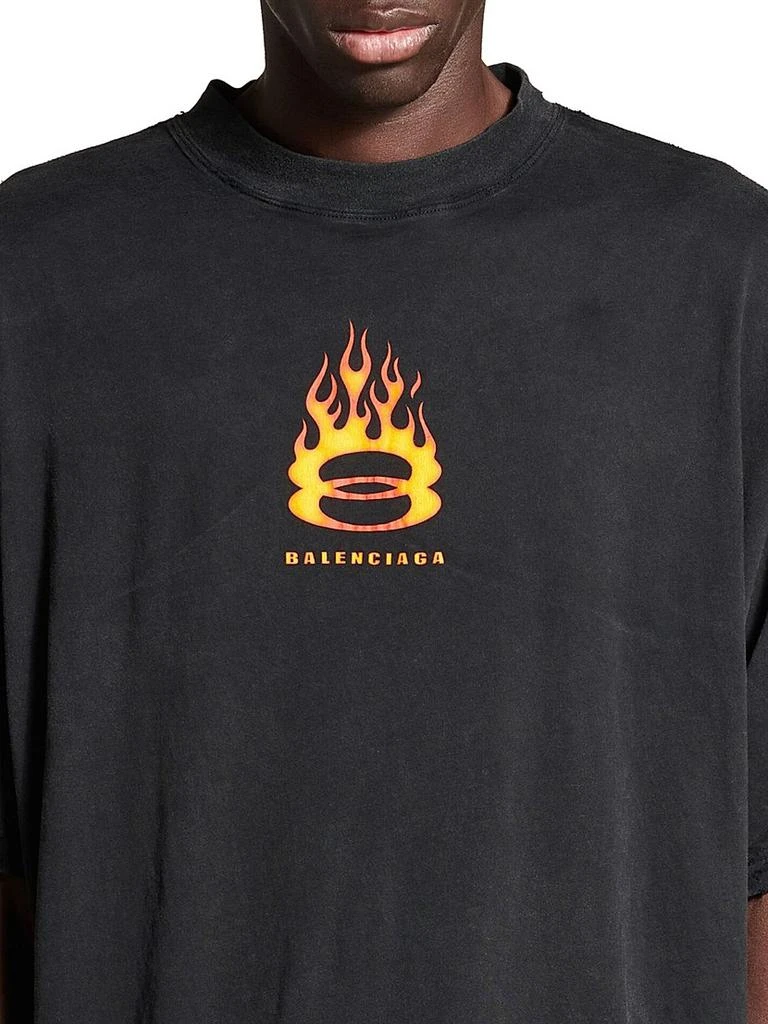 Balenciaga Burning Unity Oversized T-Shirt 6