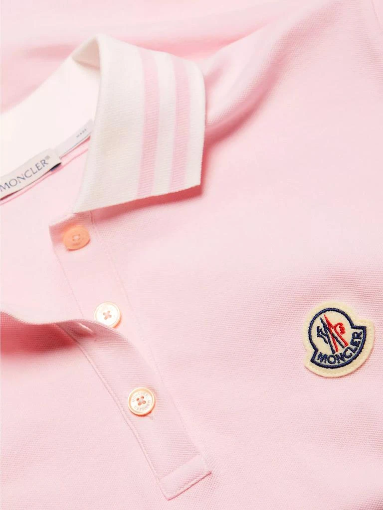 Moncler Logo Cotton Polo Top 7