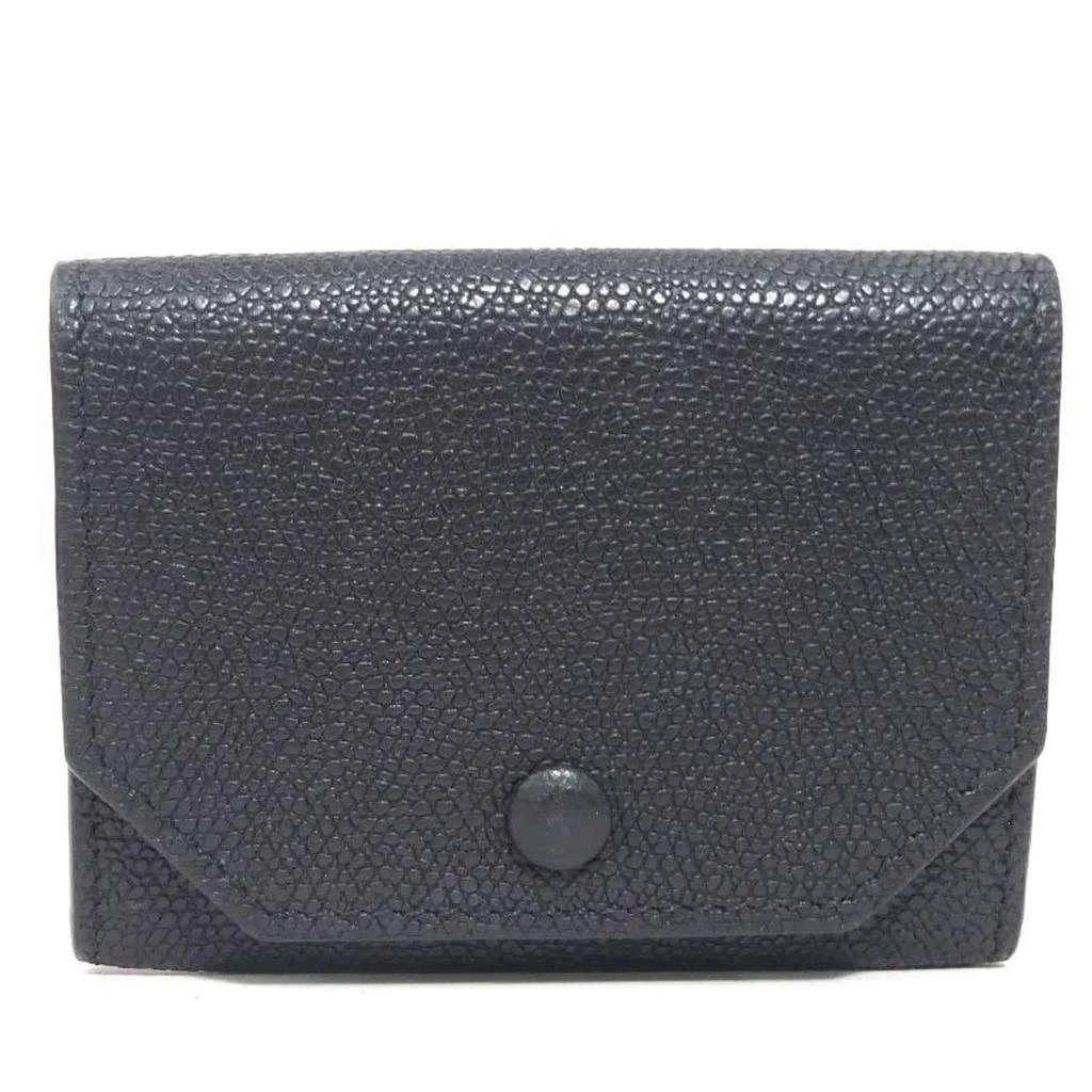 VALEXTRA Leather Coin Purse/Coin Case (Pre-Owned)