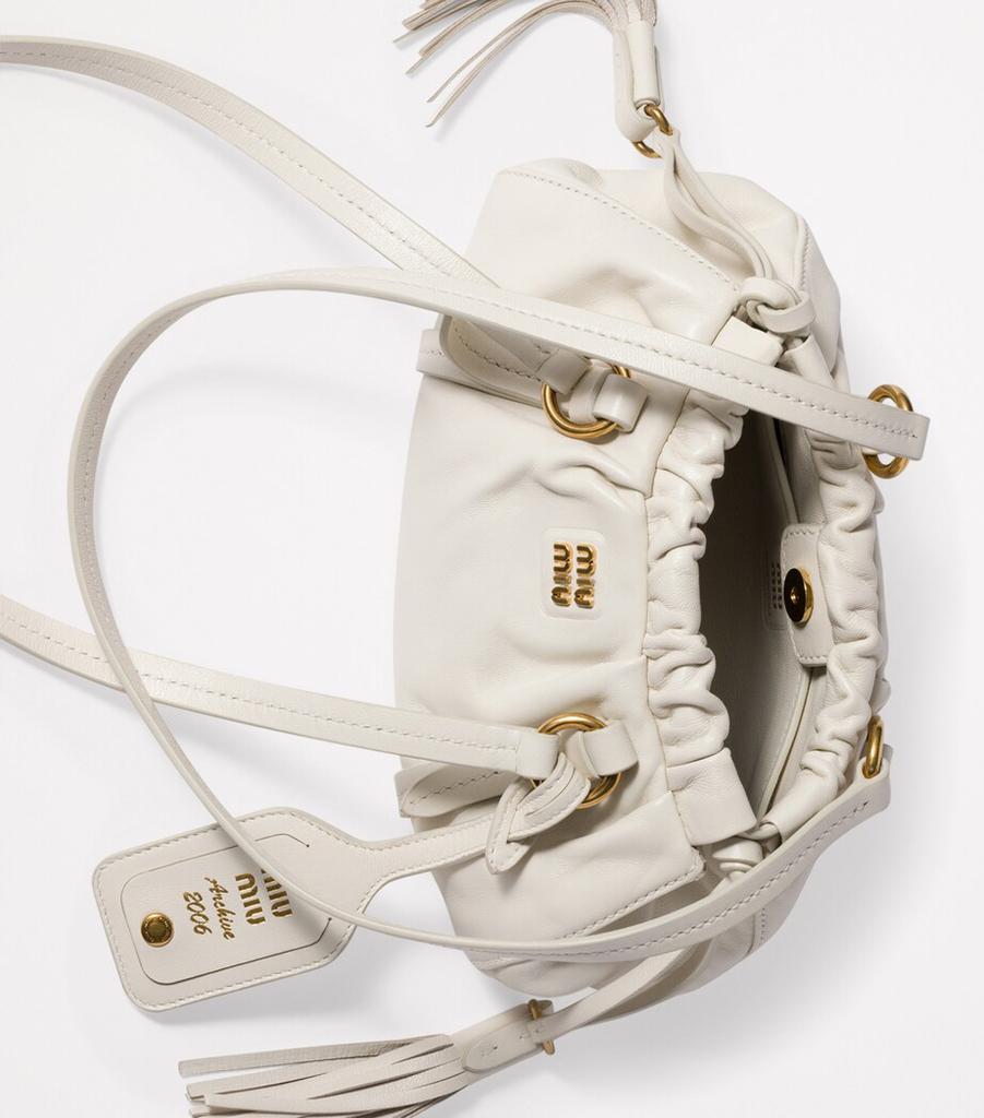 Miu Miu Mini Leather Joie Shoulder Bag - Shoulder Bags