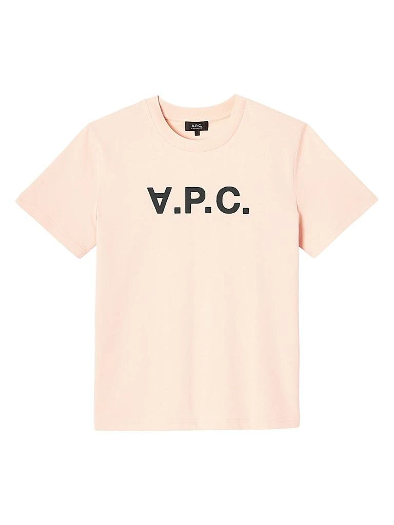 A.P.C. Logo Cotton T-Shirt 1
