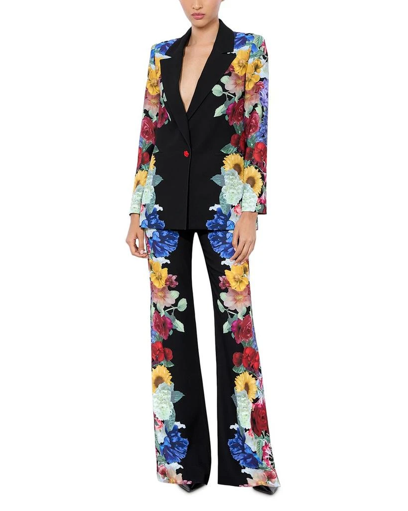 Alice + Olivia Denny Slim Notch Collar Jacket 2