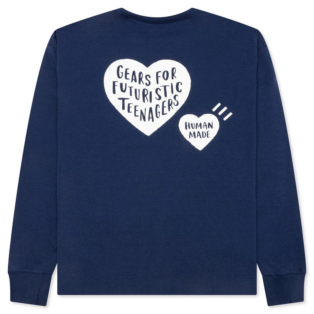 Human Made Graphic L/S T-Shirt #6 - Navy 2