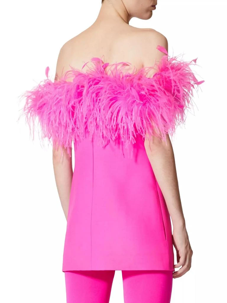 green emerald velvet dress Pauline Pink Embroidered Short Dress