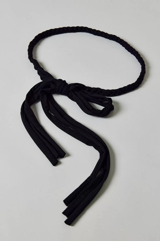 Urban Outfitters Braided Jersey Skinny Wrap Scarf