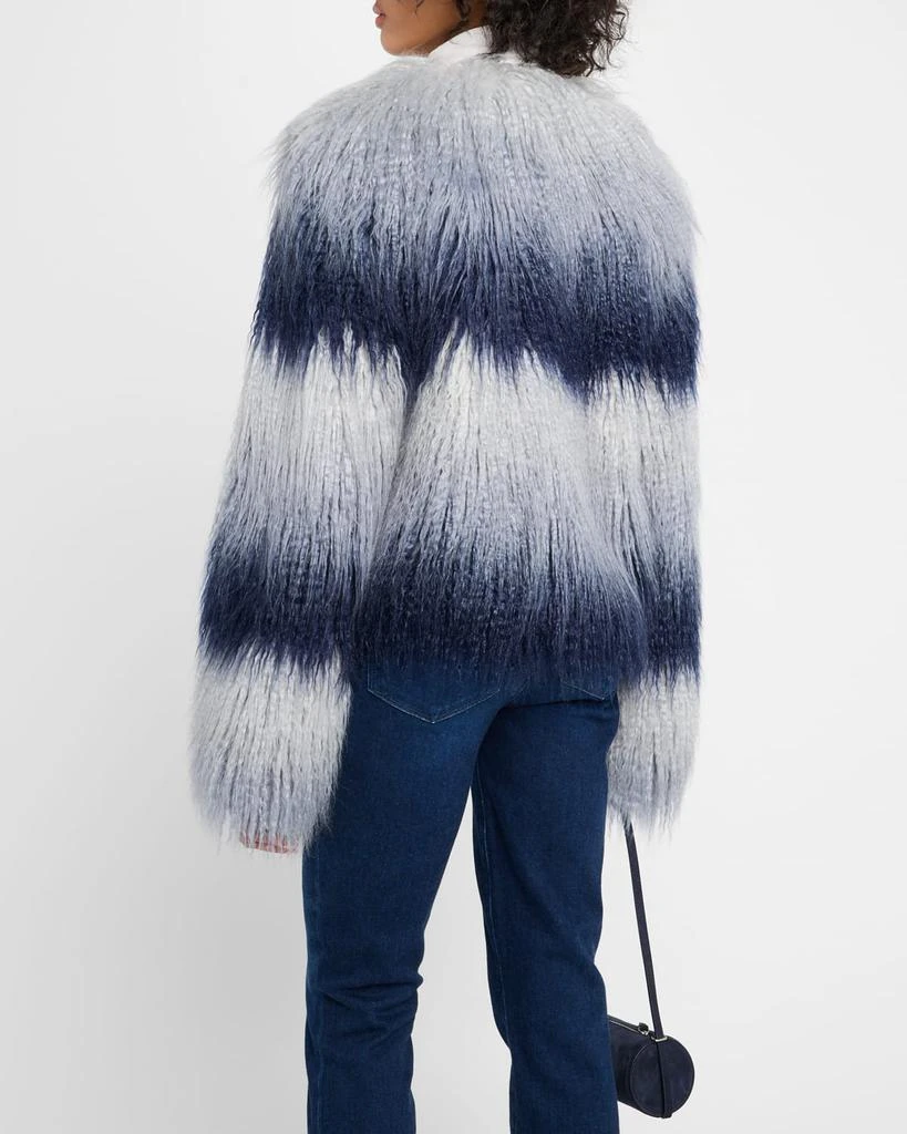 Ramy Brook Sameul Ombre Faux Fur Coat 4