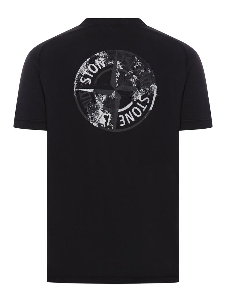 Stone Island Stone Island Compass Printed Crewneck T-Shirt