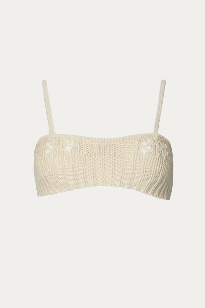 GOEN.J CROCHET KNIT BRA