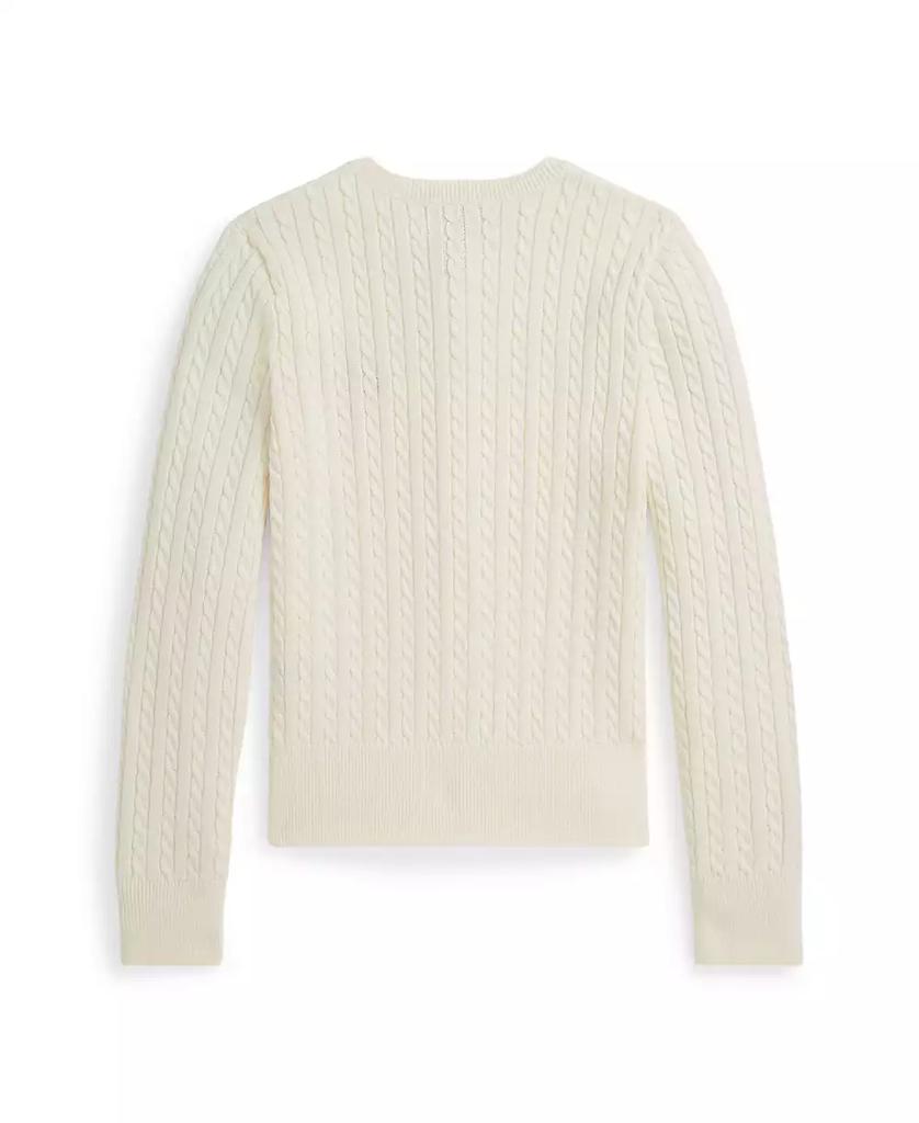 Ralph Lauren Girls 7-16 Long-Sleeves Mini-Cable Cardigan