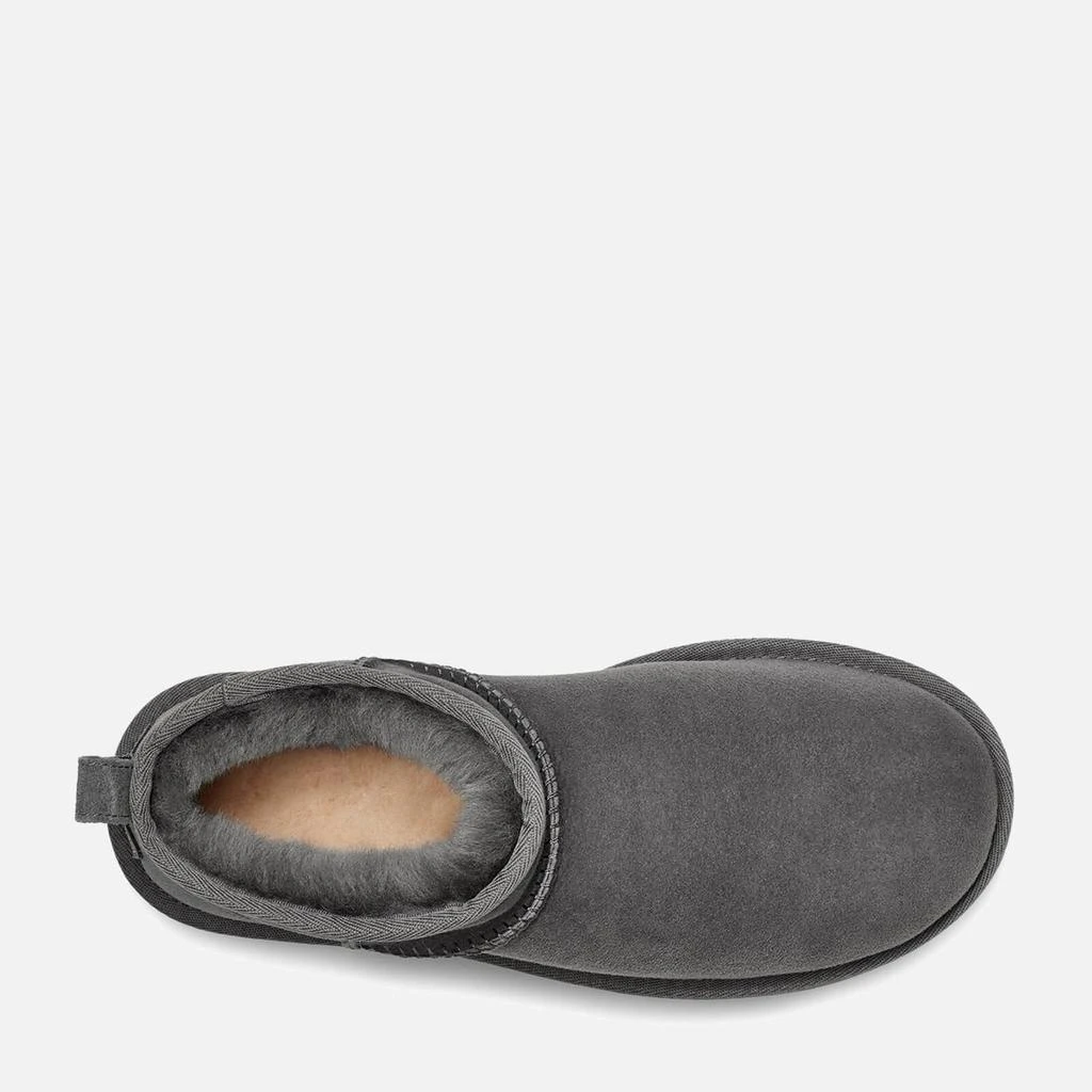 UGG UGG Women's Classic Ultra Mini Sheepskin Boots - Grey 5