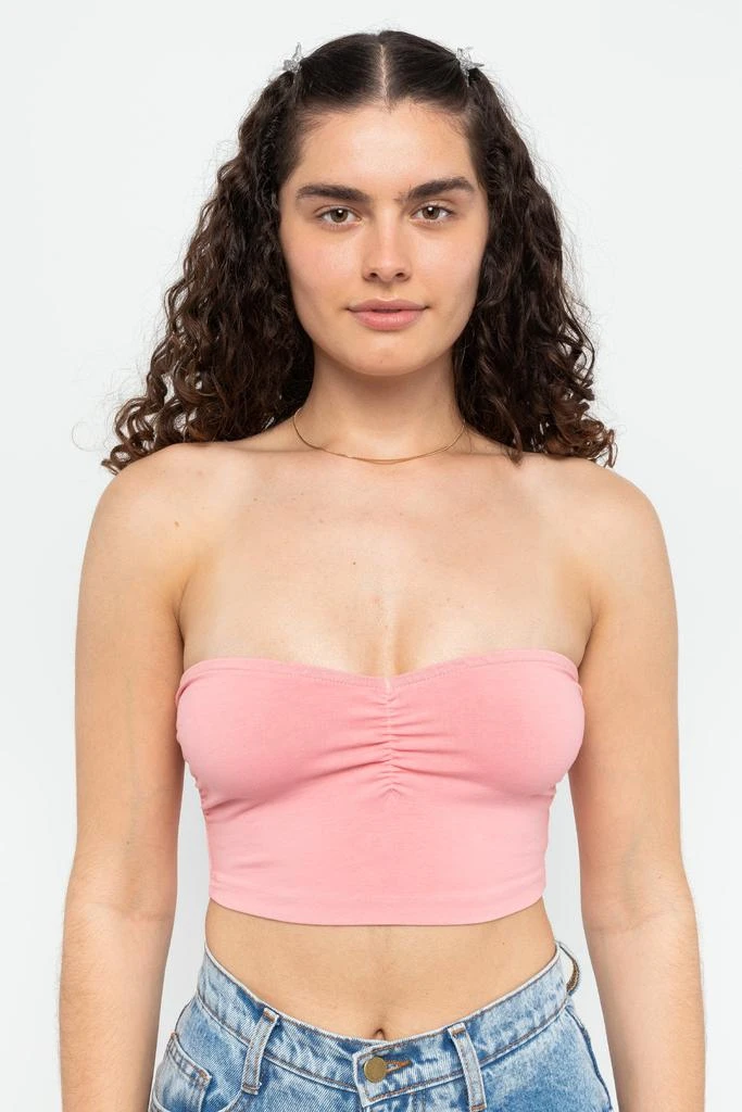 Los Angeles Apparel 8337GD - Garment Dye Ruched Front Tube Top 14