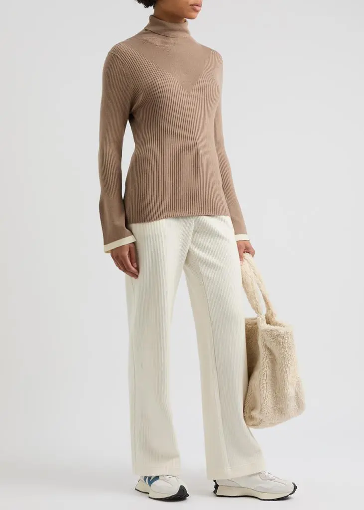 Varley Ravena ribbed-knit top 4