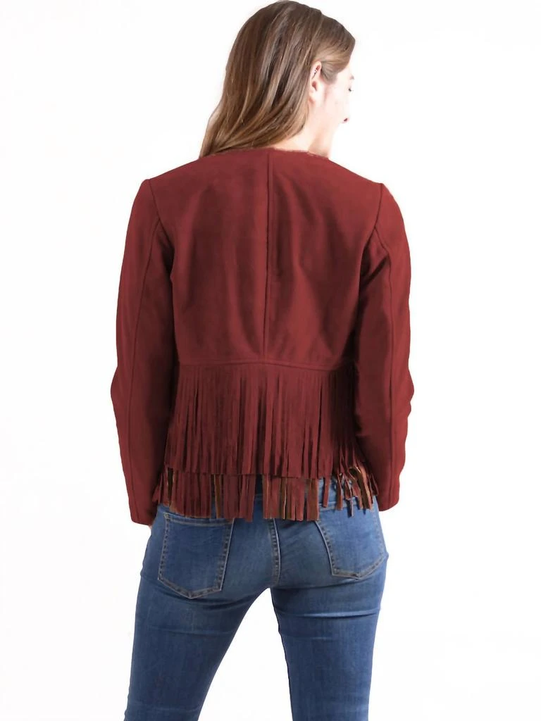 Cigno Nero Cigno Nero - Zita Suede Fringe Jacket 2