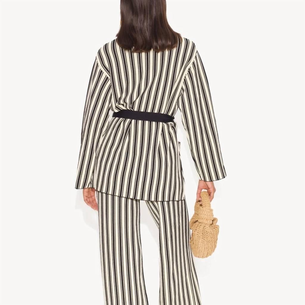 Simon Miller Simon Miller - Max Striped Belted Knit Cardigan