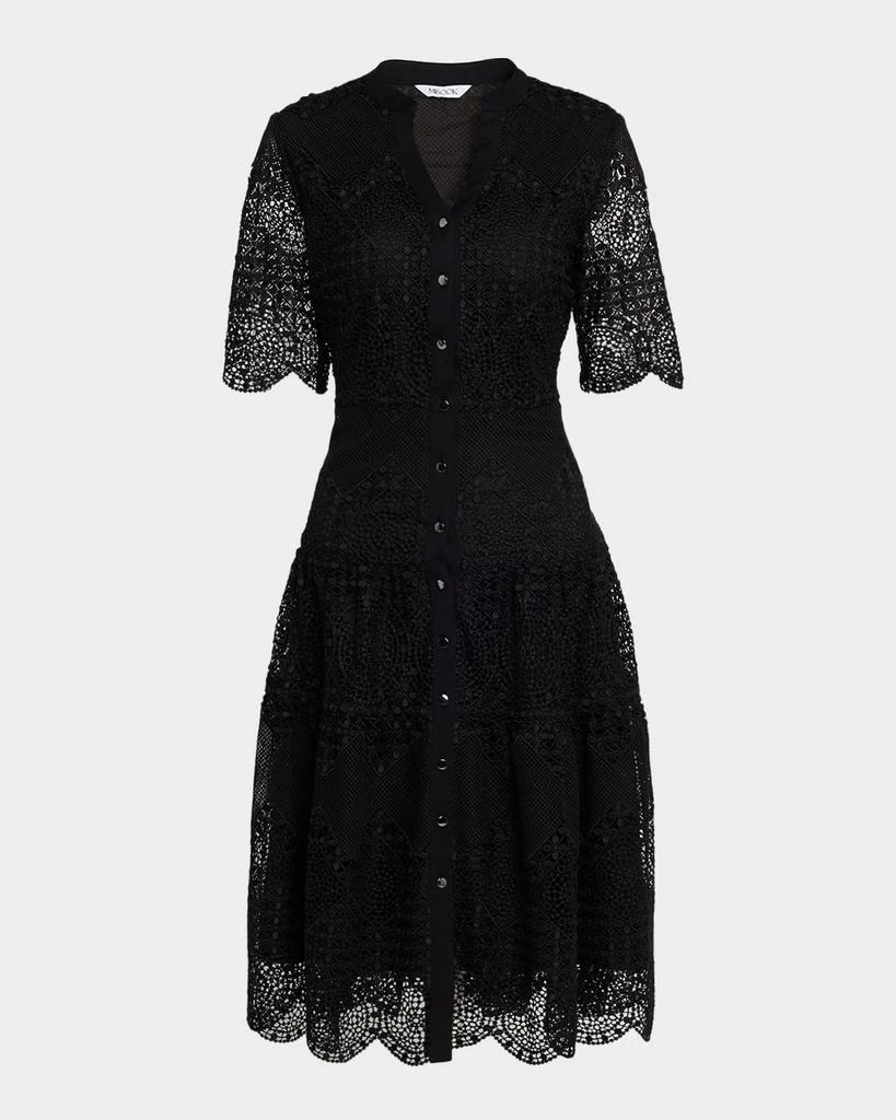 AQUA Floral Lace Mock Neck Mini Dress -Exclusive - Dresses & Skirts -  Compare Prices from 7+ Stores - Free Shipping - BeyondStyle