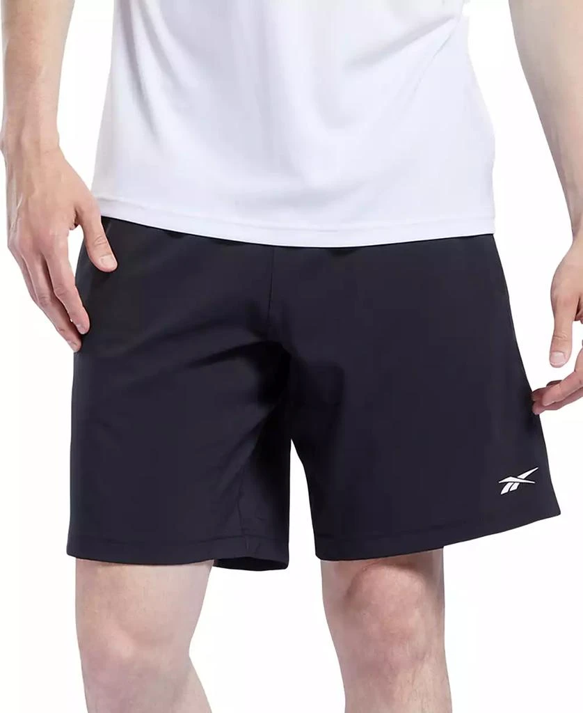 Reebok Men's Regular-Fit Moisture-Wicking 9" Woven Drawstring Shorts 1