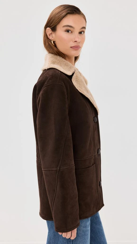 Reformation Veda Luca Suede Jacket 3