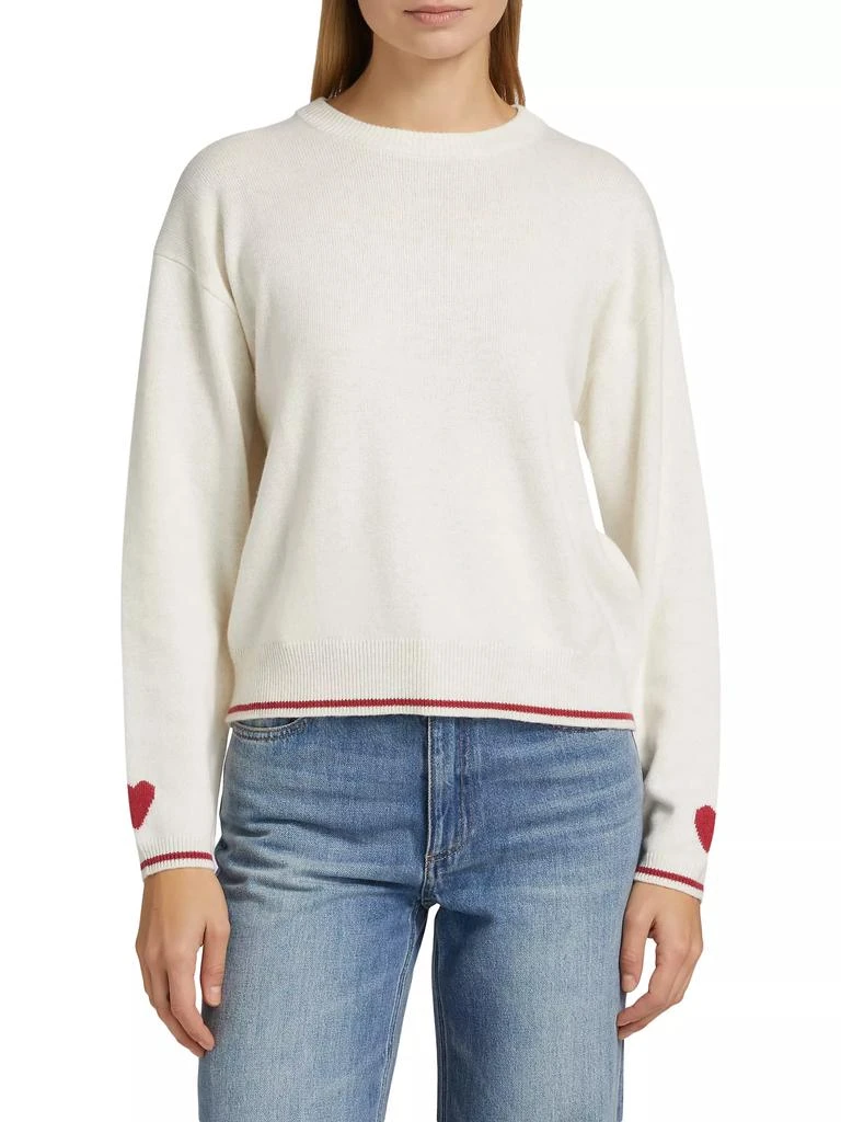 Splendid Elizabeth Intarsia Heart Sweater 3