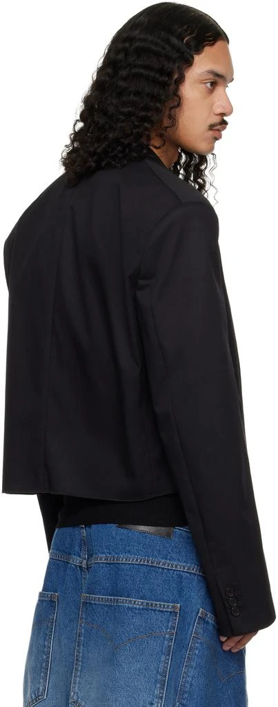 LU
U DAN Black Slashed Blazer 3