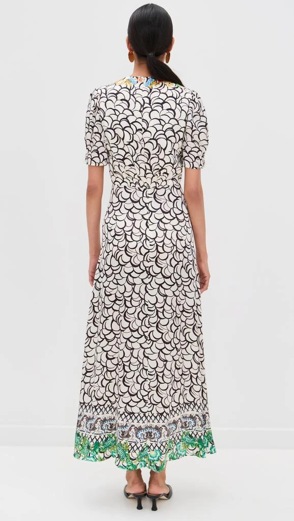 Saloni Lea Silk Maxi Dress 2