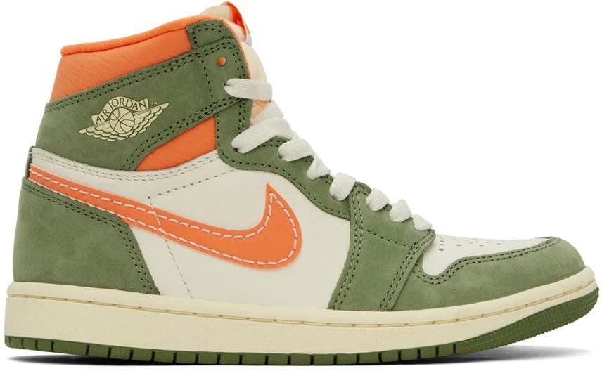 Jordan Beige & Khaki Air Jordan 1 Retro High OG Sneakers 1