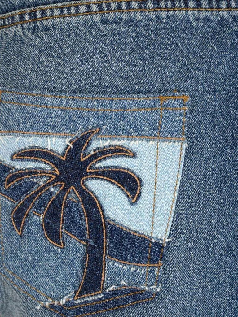 Palm Angels Palm Angels Embroidered Denim Shorts 3