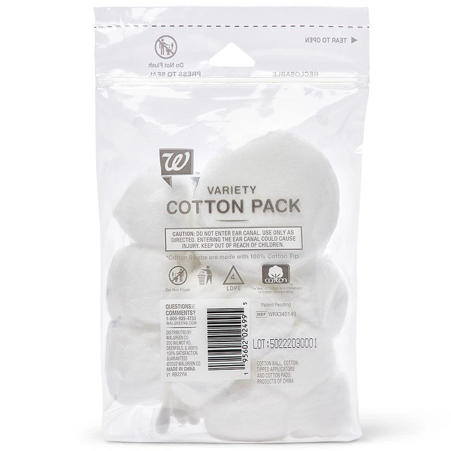 Walgreens Variety Cotton Pack, Perfect For Travel 2