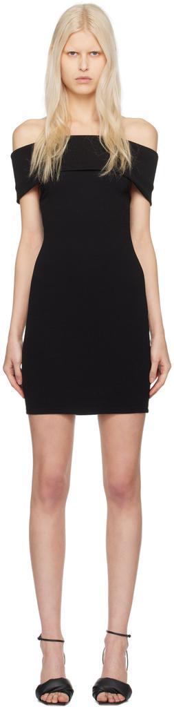 Esse Studios Black Omnia Band Minidress