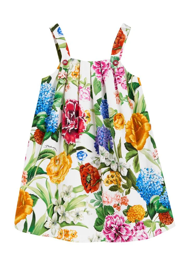 Dolce & Gabbana KIDS Floral-print stretch-cotton dress (2-6 years) 1