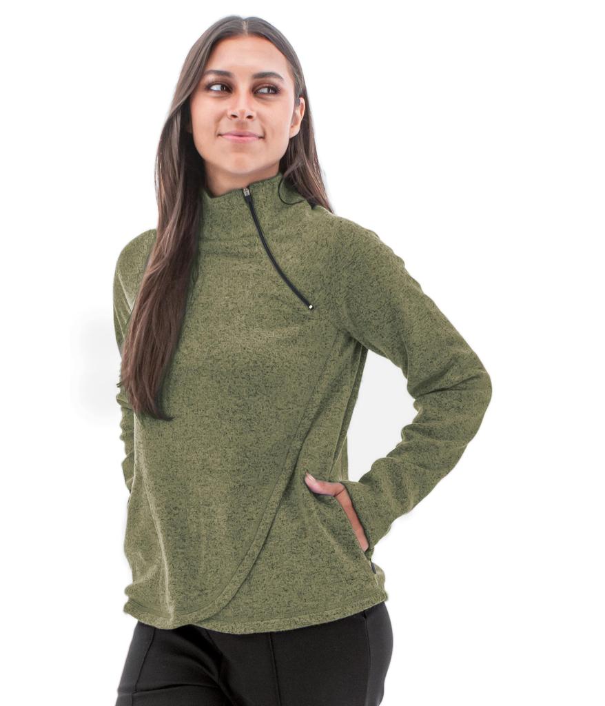Aventura Clothing Harlow Zip Neck Top