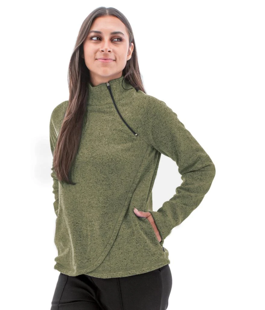 Aventura Clothing Harlow Zip Neck Top 1