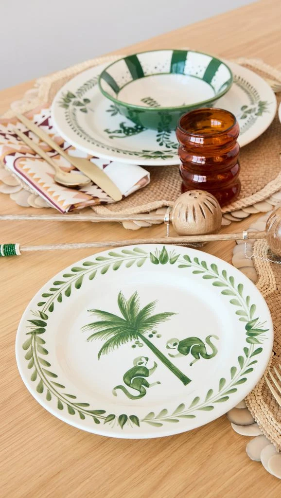 JOHANNA ORTIZ Dark Jungle Saimiri Dessert Plates 3