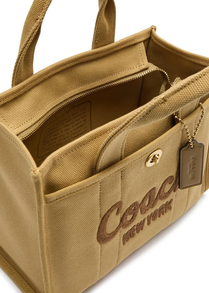 Coach Cargo 26 logo canvas tote 4