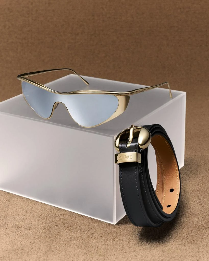 Loewe Signature Metal & Nylon Shield Sunglasses 2
