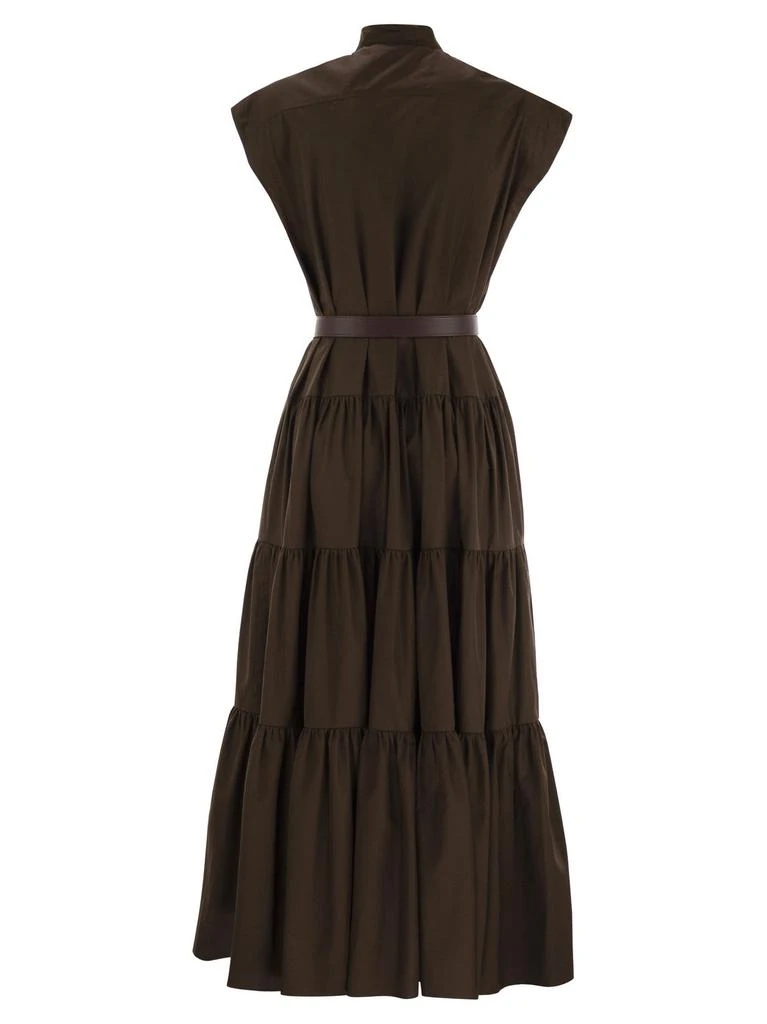 Max Mara Max Mara Studio Bairo Belted Sleeveless Dress 2