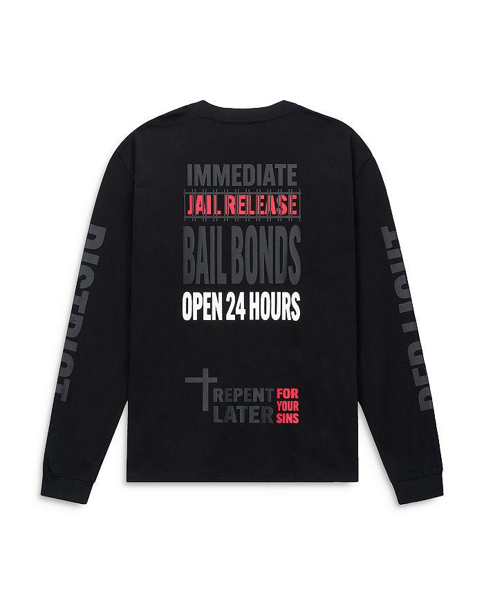 RTA Regular Fit Long Sleeve Graphic Logo Tee