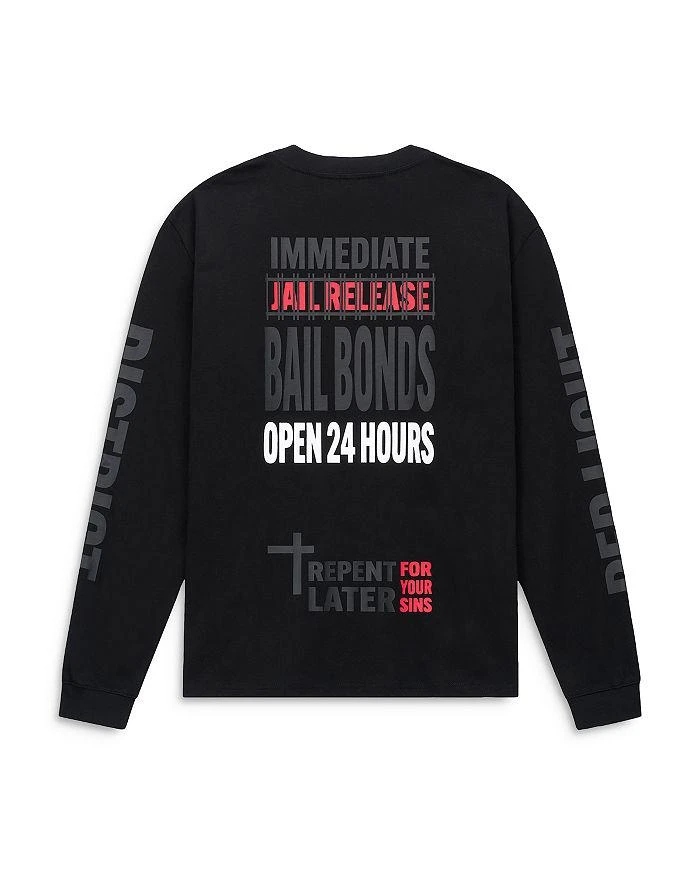 RTA Regular Fit Long Sleeve Graphic Logo Tee 2