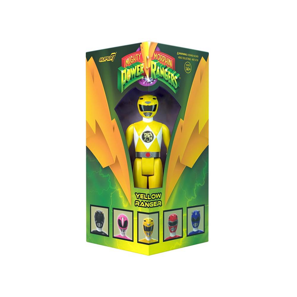 Super 7 Mighty Morphin Power Rangers Reaction SDCC 2023 - Yellow Ranger Triangle Box SDCC 2023