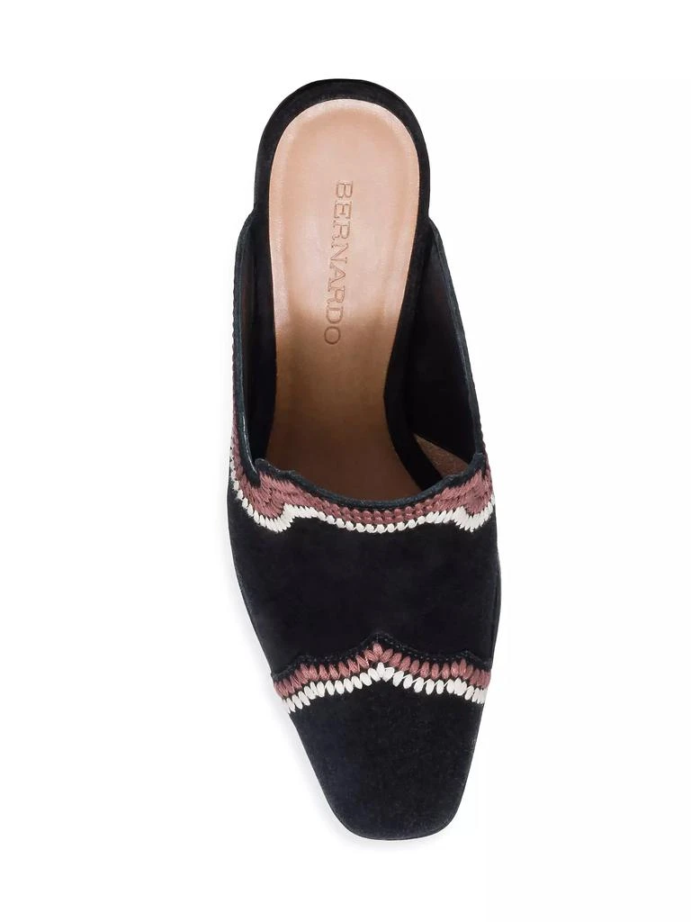 Bernardo Brooklyn Embroidered Mules 3
