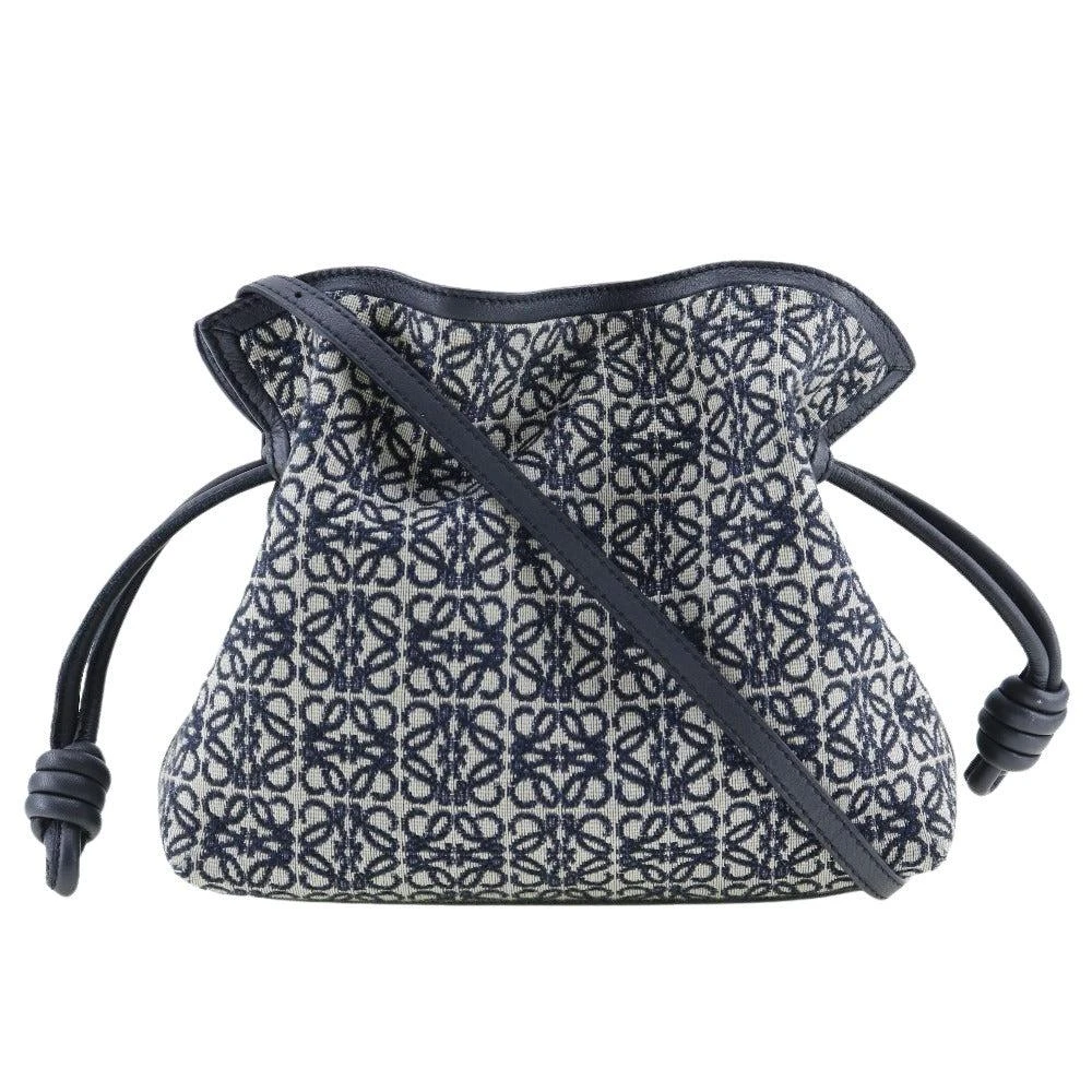 Loewe Loewe Flamenco  Canvas Shoulder Bag (Pre-Owned) 1