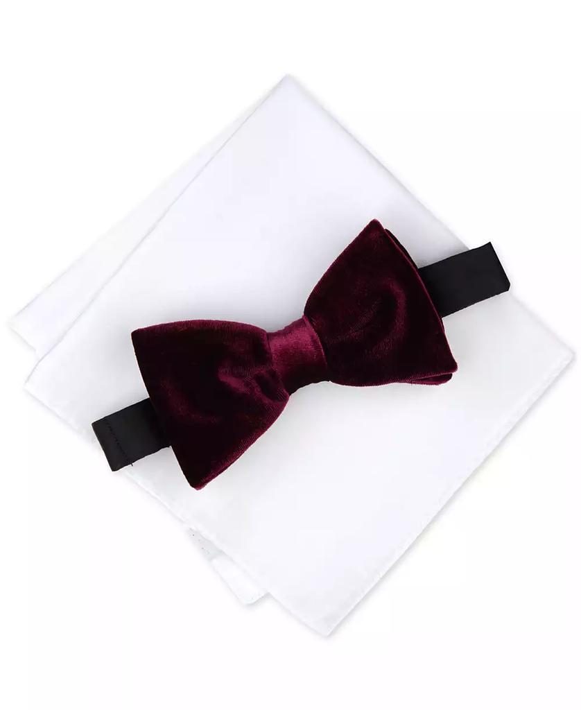 Alfani Men's Cameo Velvet Solid Bowtie, Created for Macy's