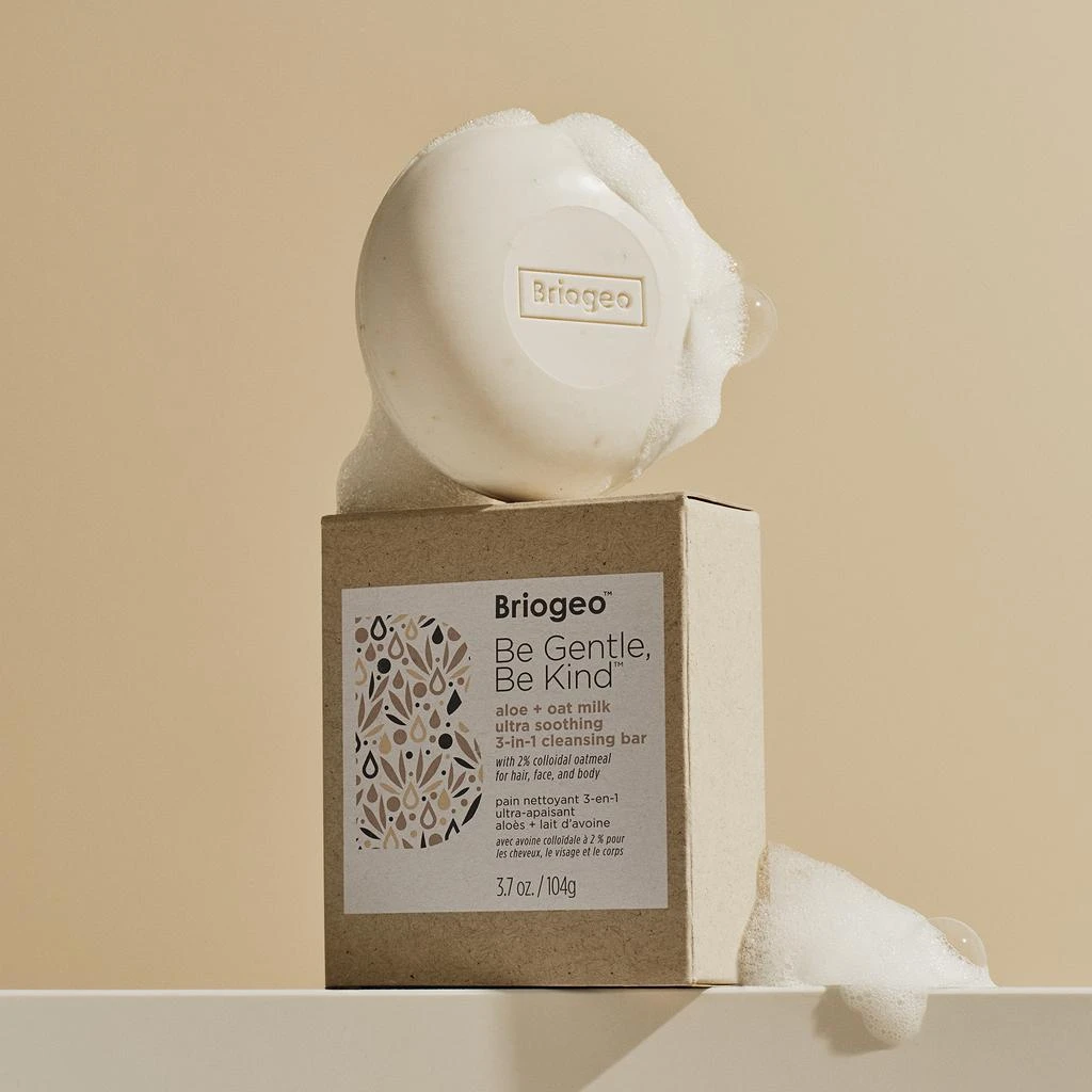 Briogeo Briogeo Be Gentle, Be Kind™ Aloe + Oat Milk Ultra Soothing 3-in-1 Cleansing Bar 3.7 oz 3