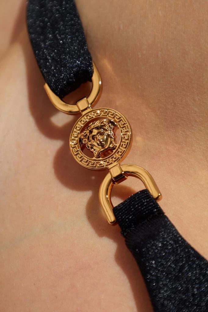 Versace Versace Draped One-Piece Swimsuit 4